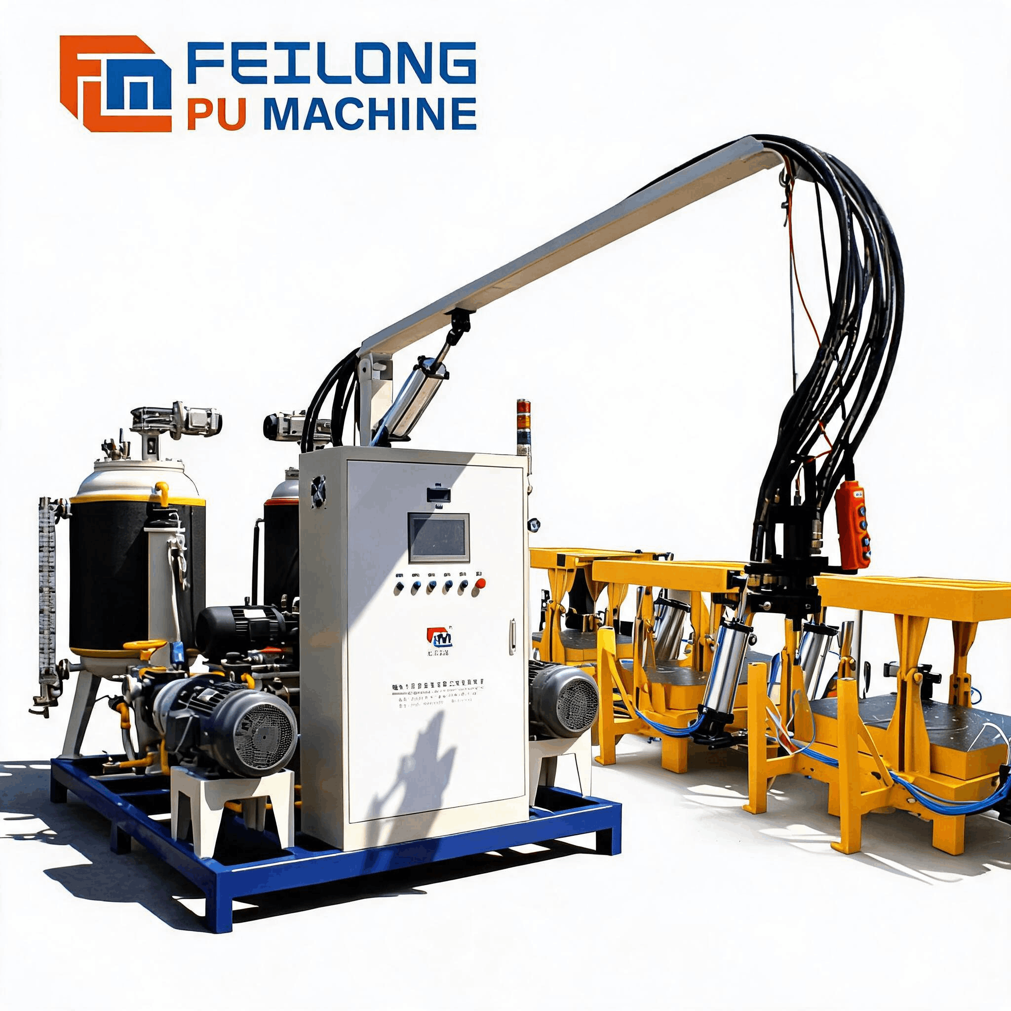PU 文化石全套設(shè)備 - 聚氨酯高壓發(fā)泡機(jī) / 自動(dòng)模具開合裝置